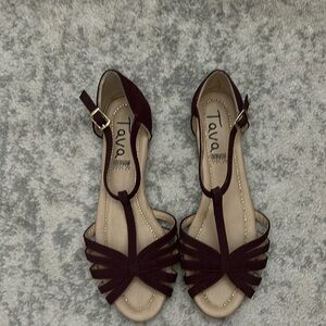 Burgandy Sandals